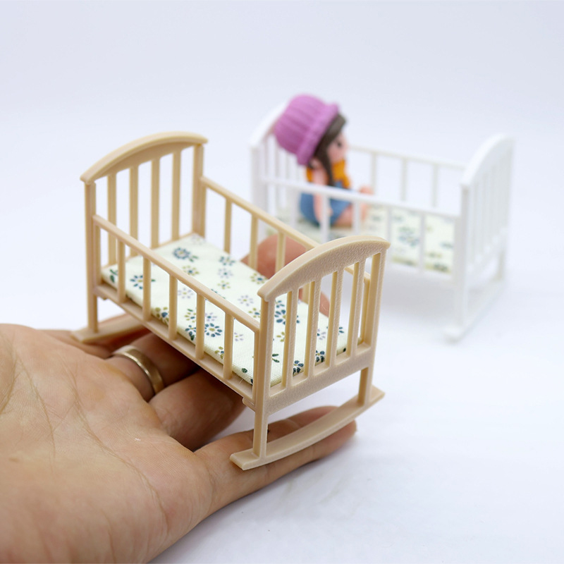 Baby Nursery Dolls - ⭐HOT❗ 1/12 Dollhouse Mini Cradle Baby