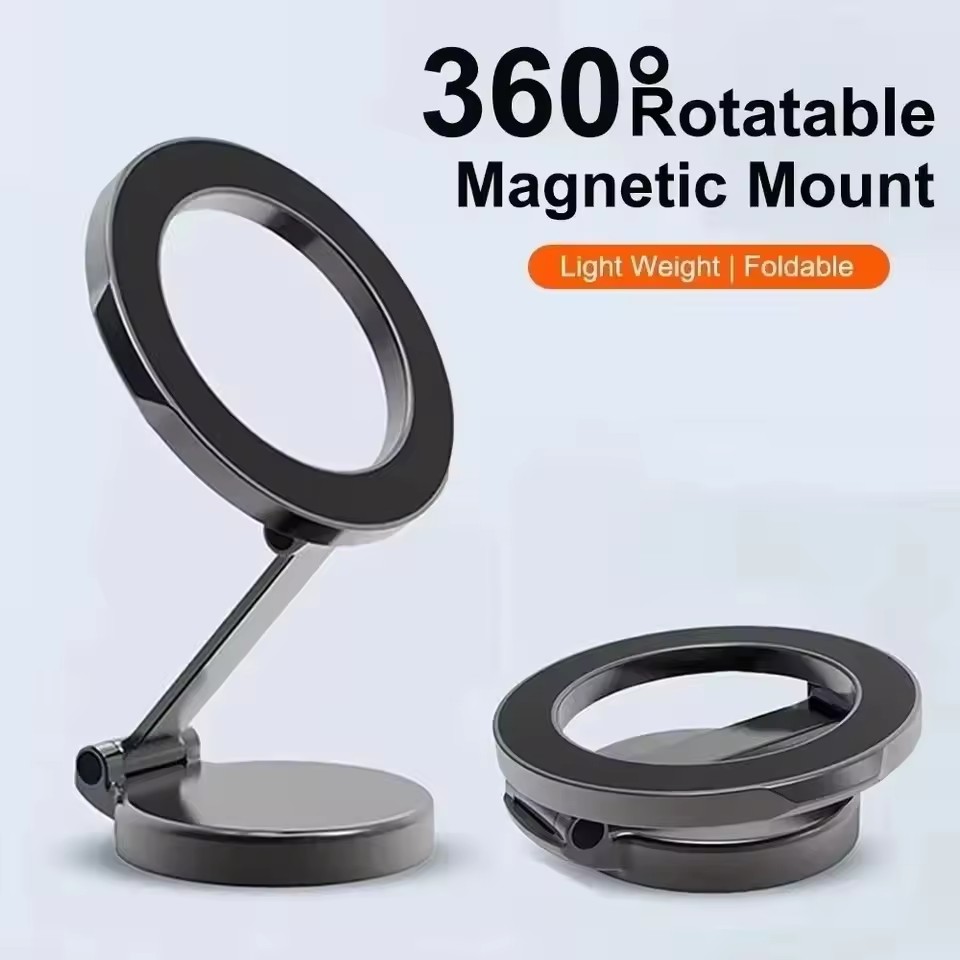 Mobile Hanger Arm - Foldable Magnetic Car Mobile Phone Holder