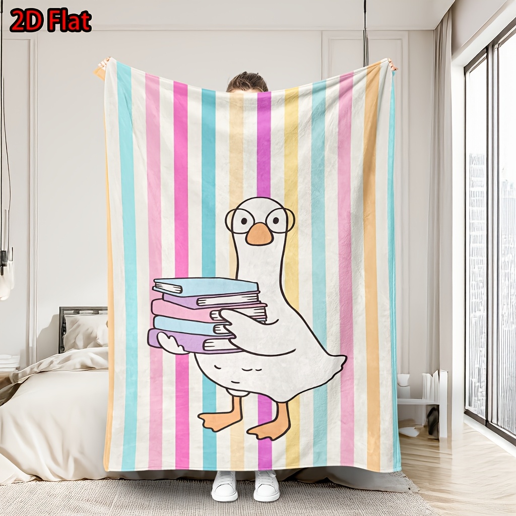 Baby Nursery Books - Cute Rainbow Stripe Throw Blanket for