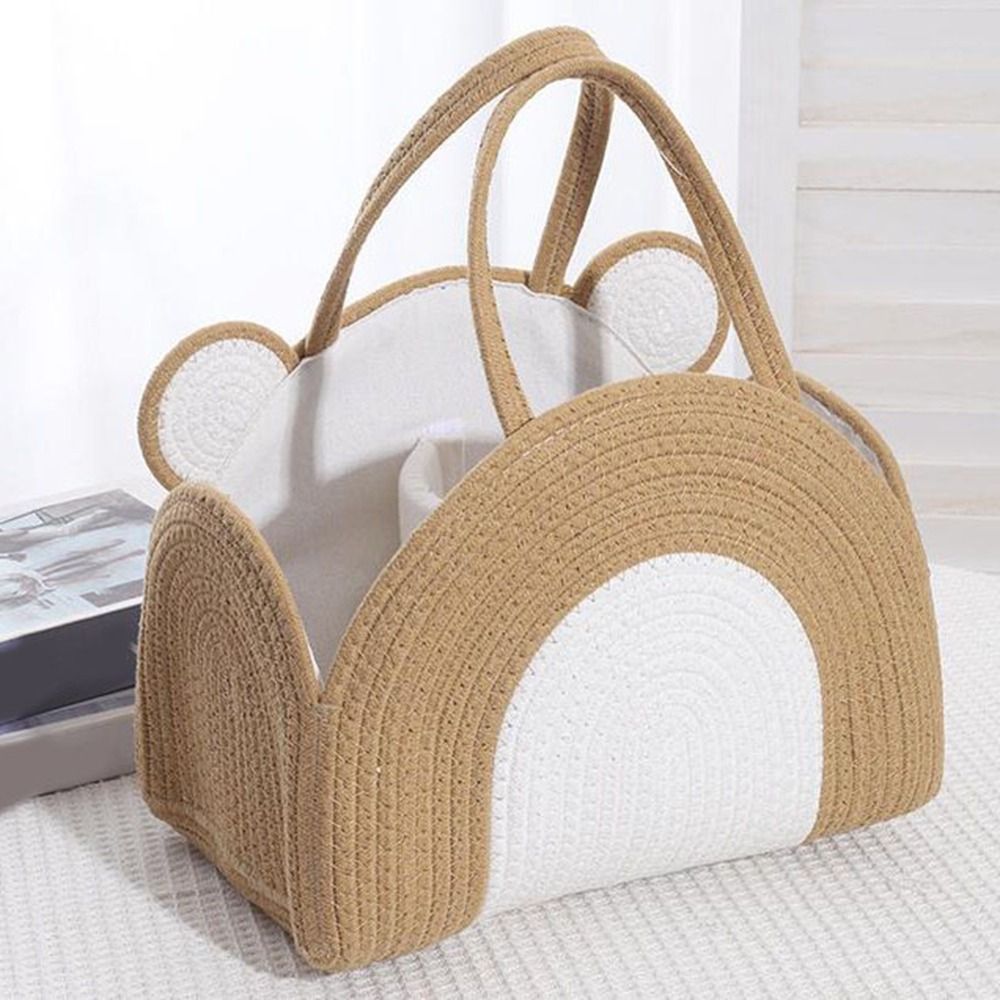 Baby Nursery Handles - Cute Cotton Rope Baby Diaper Bag