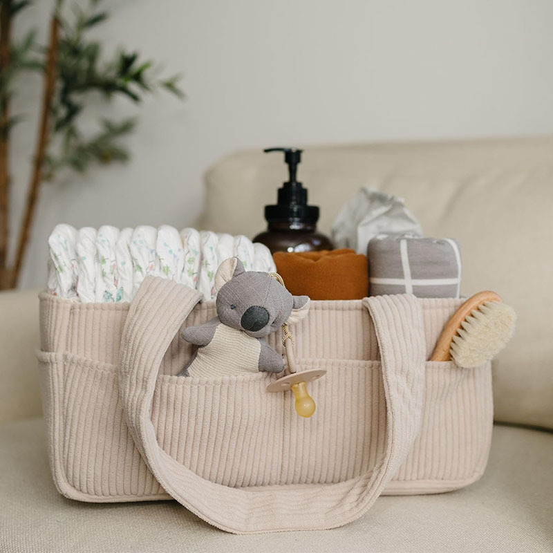 Large Capacity Foldable Cordur - Baby Nursery Handles 评论和价格