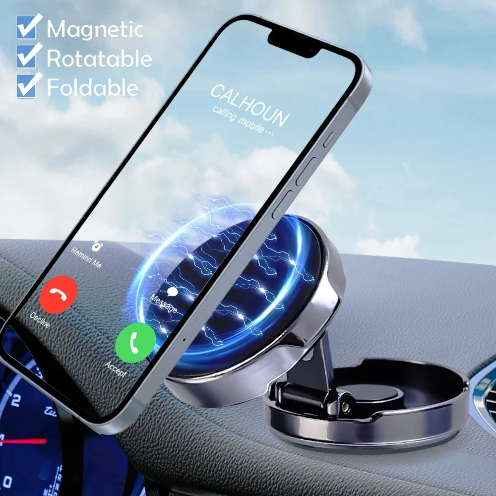 Round Folding Magnetic Car Hol - Mobile Hanger Arm 评论和价格