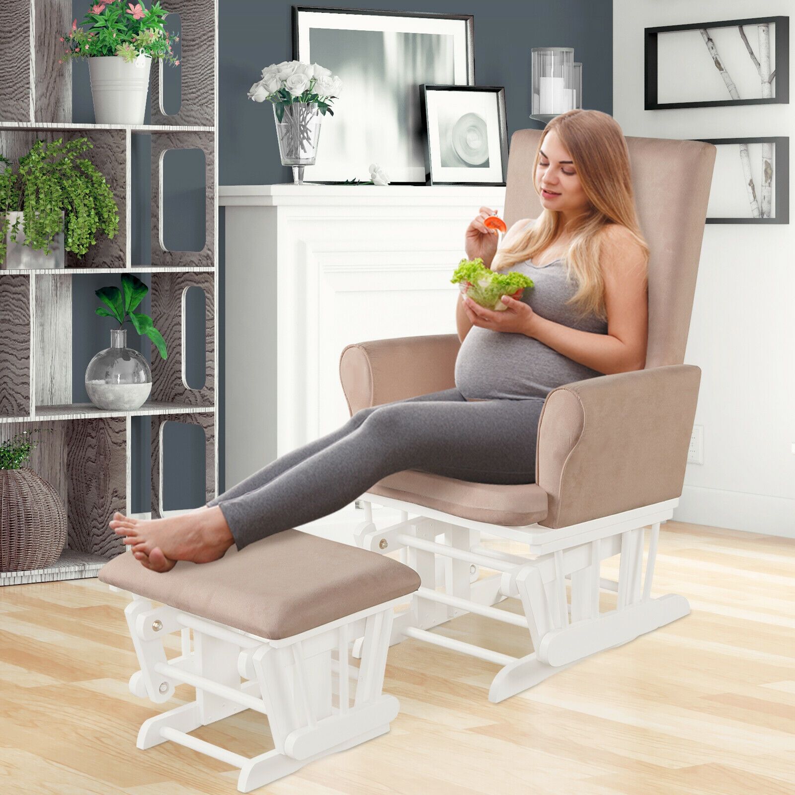 Baby Nursery Relax Rocker Rock - Baby Nursery Cushion 评论和价格