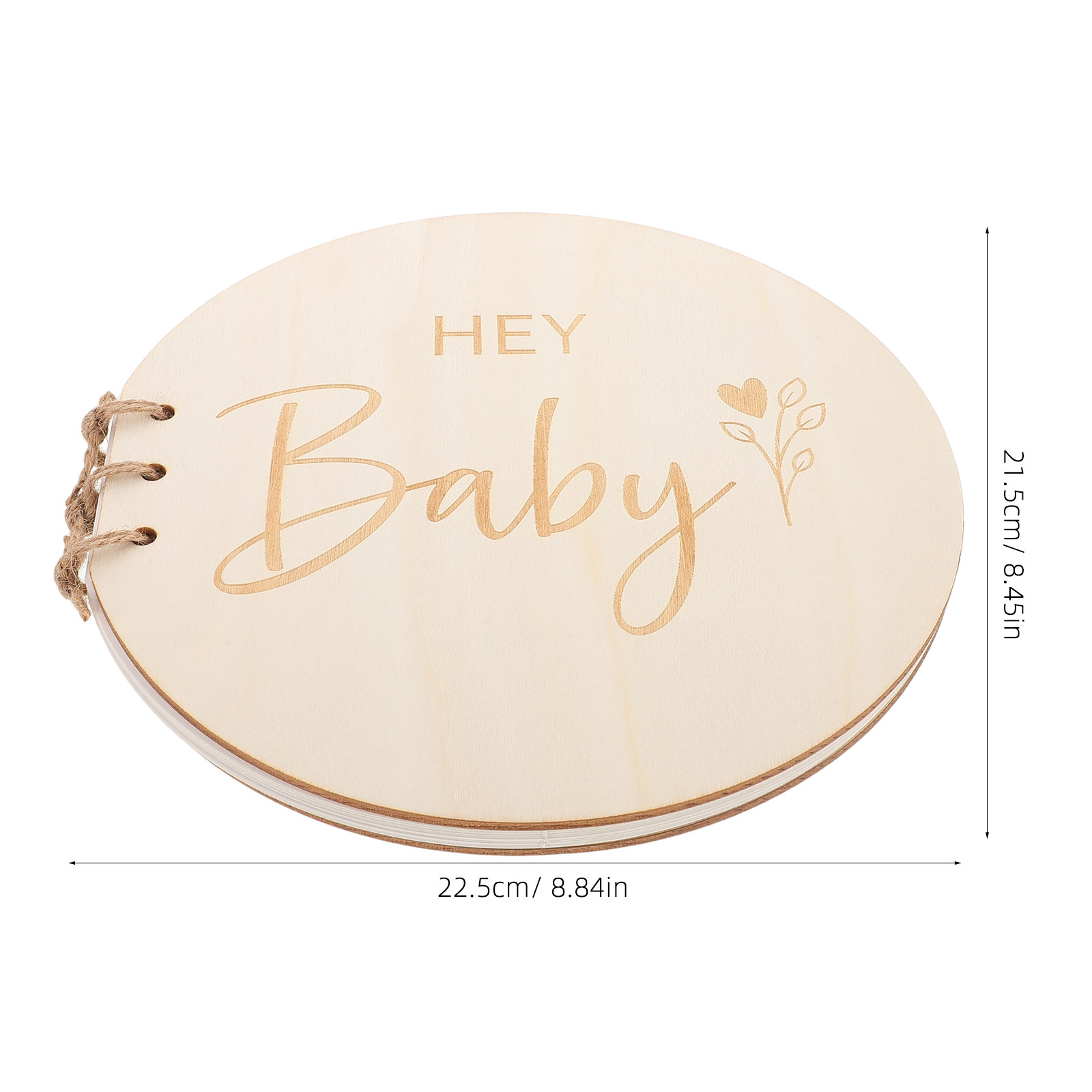 Baby Shower Guest Book Wooden  - Baby Nursery Books 评论和价格