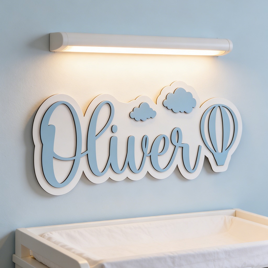 Personalized Custom Wooden Nam - Baby Nursery Decor 评论和价格