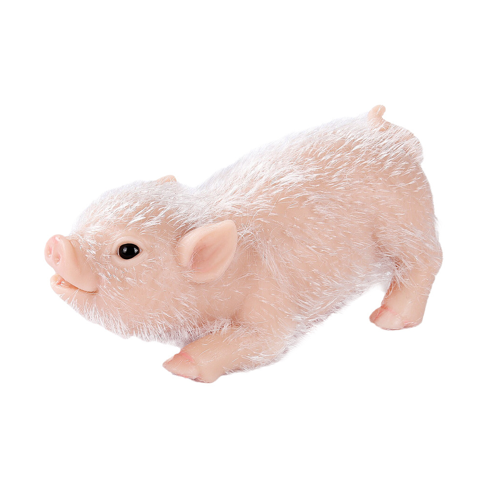 Mini Silicone Animal Piggy Bab - Baby Nursery Dolls 评论和价格