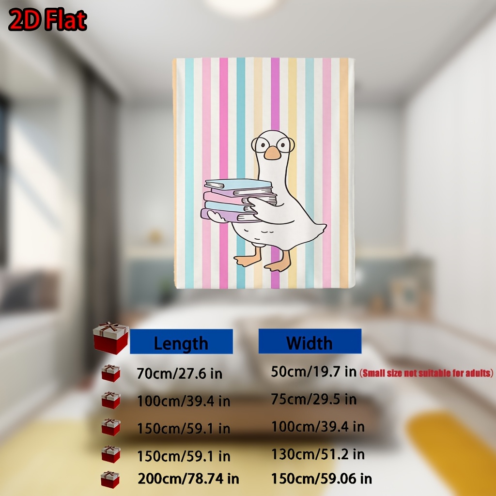 Cute Rainbow Stripe Throw Blan - Baby Nursery Books 评论和价格