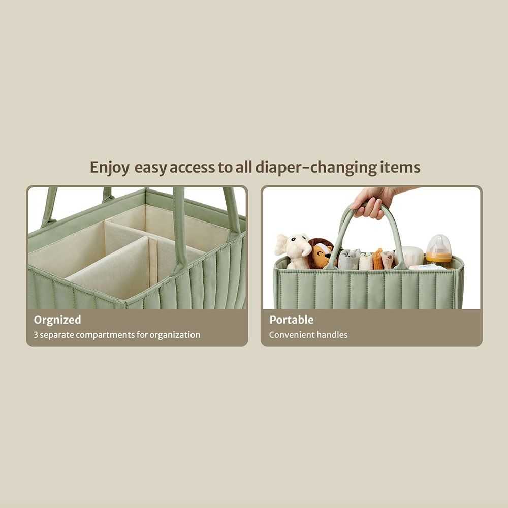 Large Capacity Baby Diaper Sto - Baby Nursery Handles 评论和价格