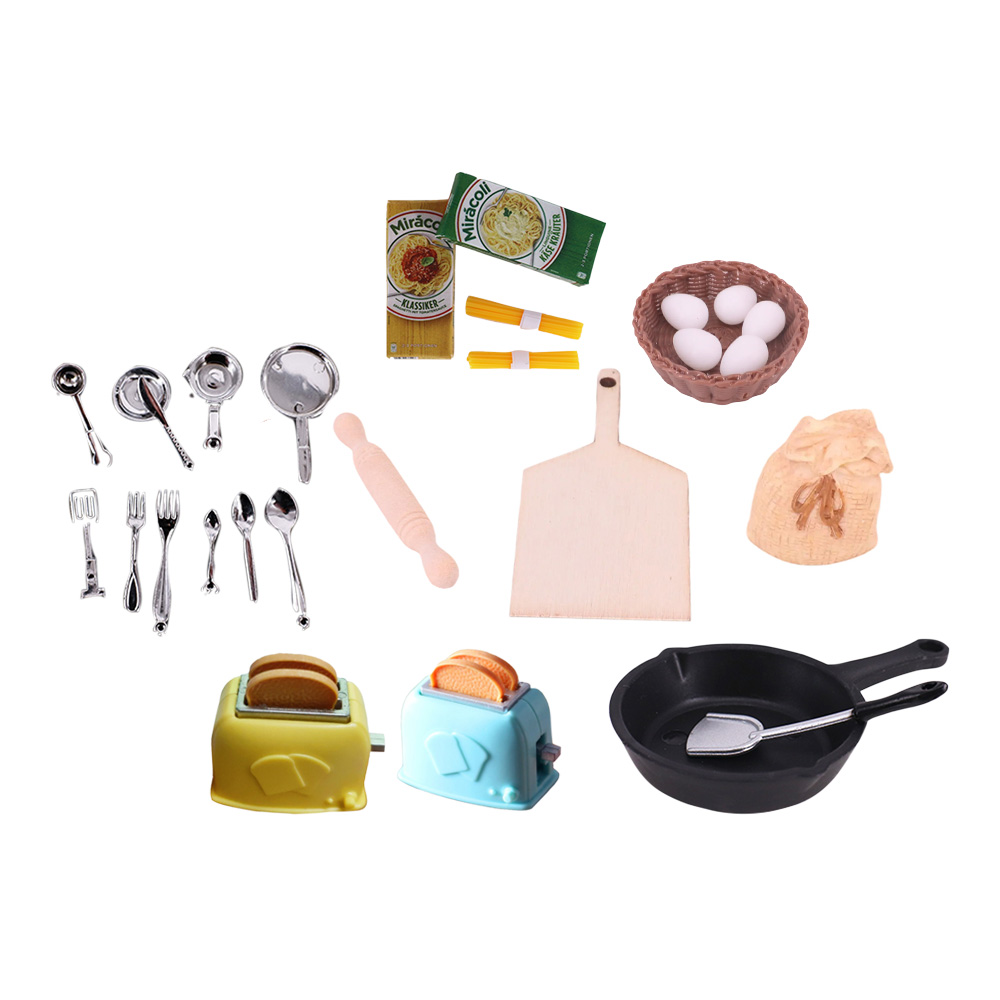 Pop Kitchenware Set Chef Hat A - Baby Nursery Dolls 评论和价格